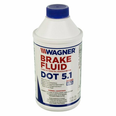 WAGNER BRAKES Dot 5 Brake Fluid 12 Oz Brake Fld 12 Oz, Fc133300 FC133300